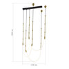 Светильник подвесной ST Luce Strap SL6132.303.45