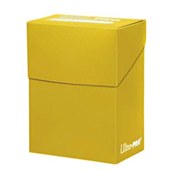 Ultra Pro - Желтая коробочка на 60 карт