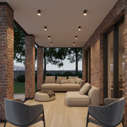 Накладной светодиодный светильник 359536 STREET NT25 000 коричневый с переключ. цветовой температуры IP65 LED 10W 100-240V 3000К\4000К\6000К TUMBLER