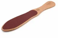 ZINGER Терка педикюрная WFF-04 деревянная 2-х сторонняя наждачная 100/180