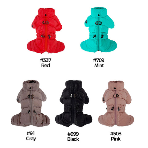 842 Комбинезон для собак-девочек "AIR 2"/ AIR-MAG 2™ ZIP (на молнии/ гладкий подклад)/ до -10°"