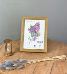 Фоторамка 15х21 см, коричневая, арт. 1521.747806