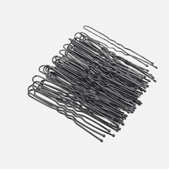 Шпильки волнистые черные IPARIKMAHER 60 мм 50 шт