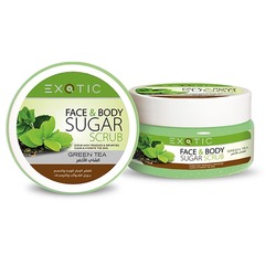 Exotic EX-09 Скраб сахарный для лица и тела  (K Green Tea)  300 ml