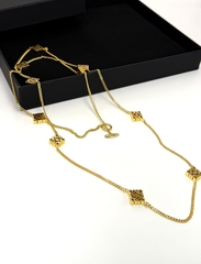 Колье цепочка длинная LOEWE с логотипами