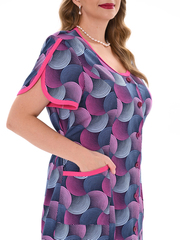 1351В Халат на пуговицах