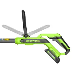 Триммер Greenworks G24LT301K4 24V (30 см) аккумуляторный, с АКБ 4 А/ч и ЗУ