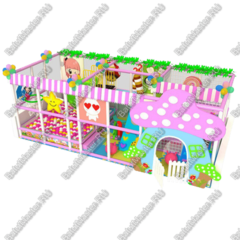 Детский игровой лабиринт «Вперед к мухоморам!»