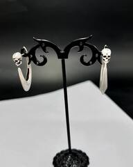 20421- Серьги овальные Alexander McQueen в винтажном стиле