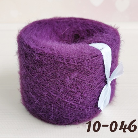 Травка с эффектом меха, длина ворса 10 мм, 046 Пурпур