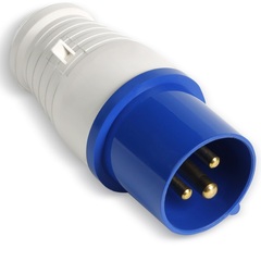 Вилка кабельная перенос. 2Р+Е 32А 220В IP44 (023)