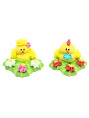 Сахарная фигурка «Цыпленок на травке», 1 шт