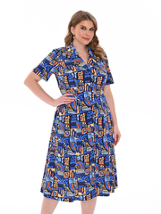 4536 Халат на пуговицах