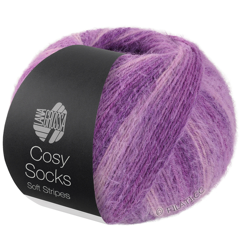 Lana Grossa Meilenweit Cosy Socks Soft Stripes 114