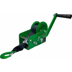 Лебедка ручная барабанная HW 1100, 1100 кг, лента 10 м HITCH SZ073169