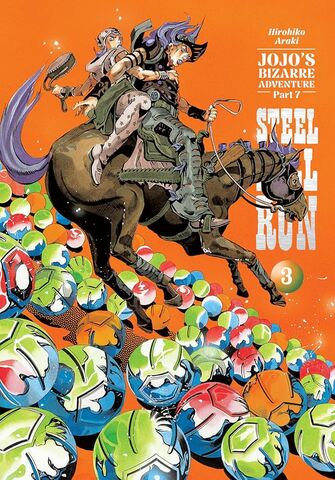 Манга JoJo's Bizarre Adventure: Part 7 - Steel Ball Run Vol.3 (на английском языке)