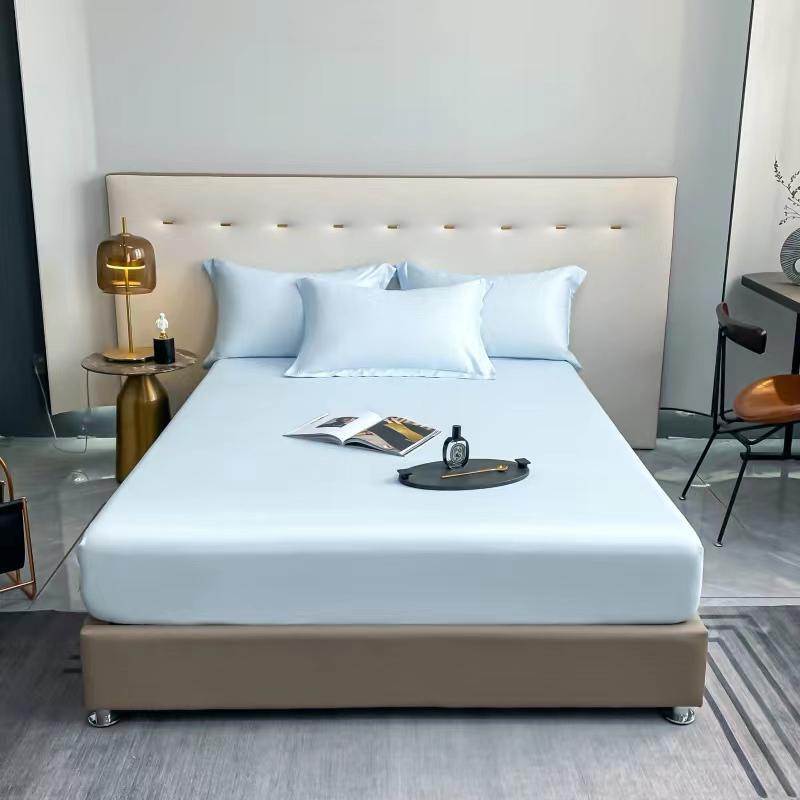ZEPHYR HOME Простыня на резинке Египетский хлопок 200x200 голубой