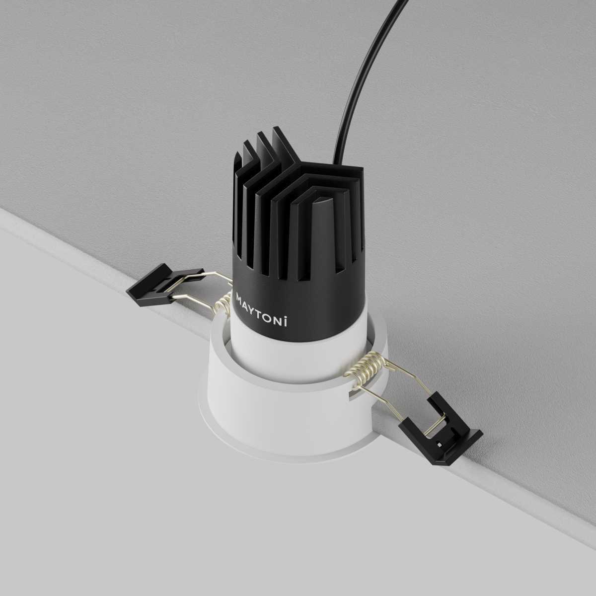 Встраиваемый светильник Maytoni Technical Dip DL116-10W-4K-W