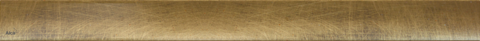 Решетка для водоотводящего желоба (Нержавеющая сталь матовая под бронзу), арт. DESIGN-300ANTIC AlcaPlast