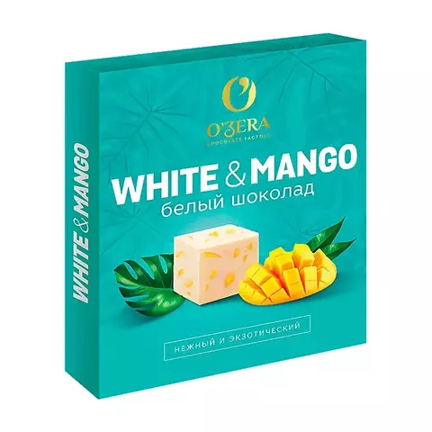 Шоколад белый White&Mango O'Zera, 90г