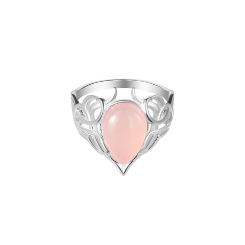 OTHER OBJECTS Кольцо Elessar (розовый халцедон)