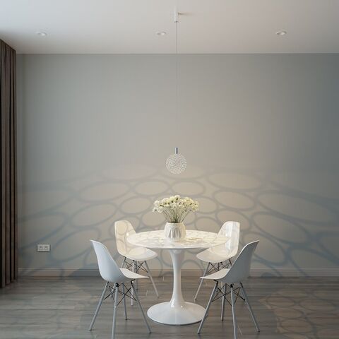 Подвесной светодиодный светильник Eurosvet Gemini 90353/1 хром