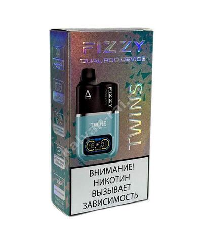 Устройство Fizzy Twins Dual POD 9000 затяжек - Бирюзовый