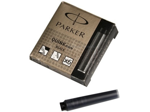 Картридж с чернилами для перьевой ручки MINI, упаковка из 6 шт., цвет: Black123
