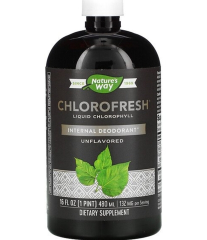 Nature's way, Chlorofresh, жидкий хлорофилл, без добавок, 480 мл (16 жидк. унций)