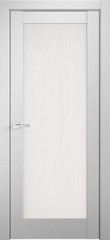 Межкомнатная дверь Аляска 12 NEW (объемная филенка) / Цвет Белый / Стекло "Сатинат" / Двери Верда