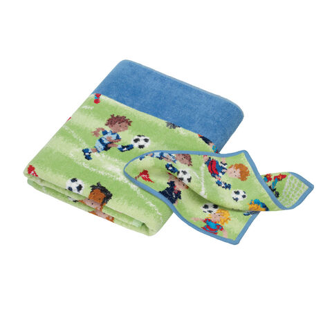 Салфетка 25x25 Feiler Soccer Jeans Blau джинсово-голубая