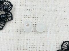 Наконечник колокольчик, пластик, d 5 мм, р. 8х12 мм, прозрачный