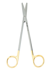 Ножницы дессекционные армированные твердосплавными пластинами прямые 180 мм