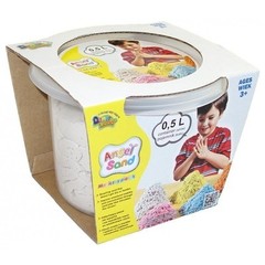 Песок для творчества"Angel Sand", 500г, цвет белый
