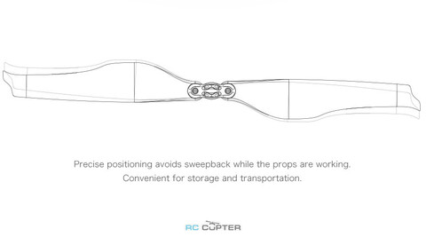 Пропеллер карбоновый FA 31.2x10.2 T-Motor складной (пара)