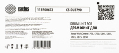 Фотобарабан (Drum-Unit) Cactus CS-DU5790 (113R00672) черный Xerox для WC 5775, 5790, 5845, 5855, 5865, 5875, 5890 (ч/б: 400'000 стр.)