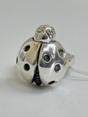 Божья коровка (кольцо из серебра)