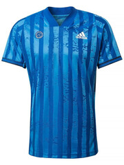 Футболка теннисная Adidas Freelift Tee ENG M - royal blue/white