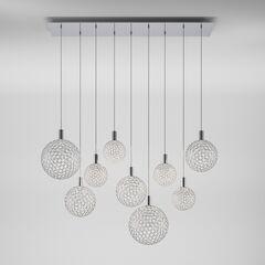 Подвесной светодиодный светильник Eurosvet Gemini 90353/9 хром