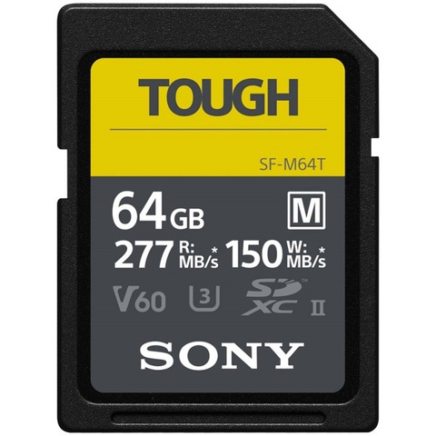 Sony SF-M64T карта памяти SD XC UHS-II серии Tough, 64 Гб