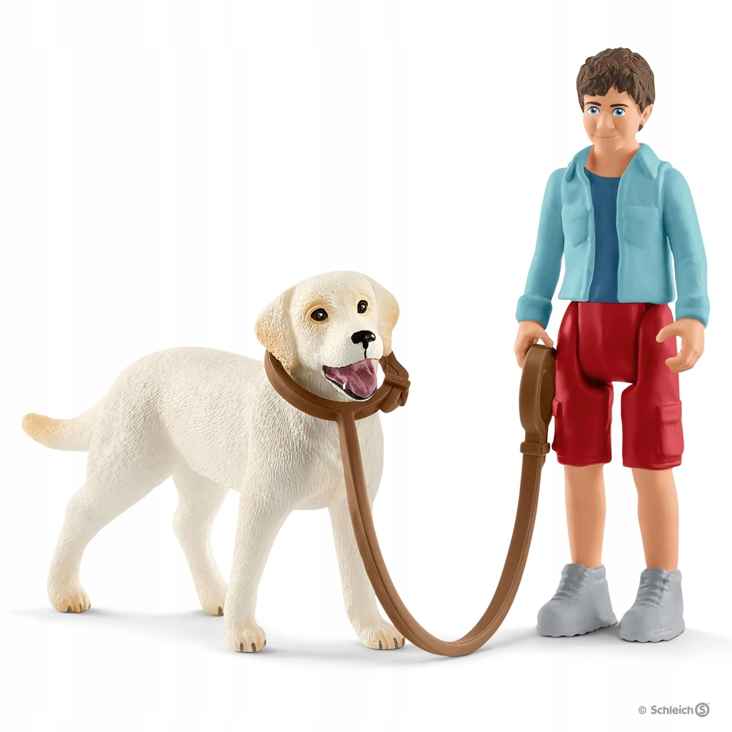 Фигурки Schleich Прогулка с лабрадором 42478 /животные/природа/ игрушки для  детей/ купить в Москве | Доставка по России.