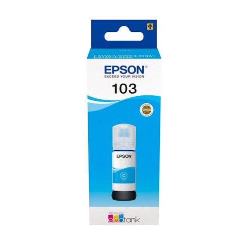 Чернила Epson C13T00S24A для 103 EcoTank L3100/L3101/L3110/L3150 голубой