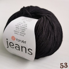 YARNART JEANS 53, Черный