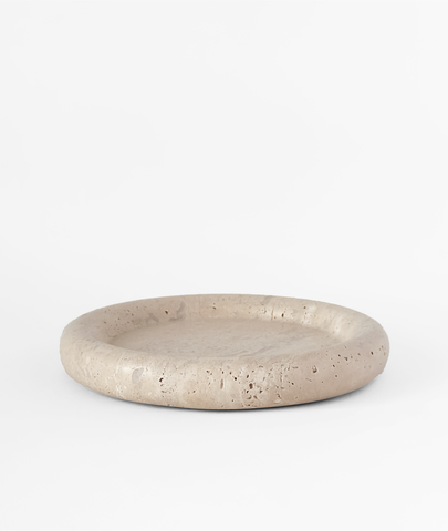 Поднос LO Round - Travertine