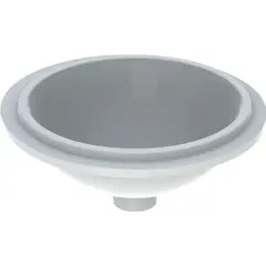 Geberit VariForm Раковина с установкой под столешницу круглой формы, D1=33 см, без отв. под смеситель, без отв. перелива фото
