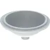 Geberit VariForm Раковина с установкой под столешницу круглой формы, D1=33 см, без отв. под смеситель, без отв. перелива