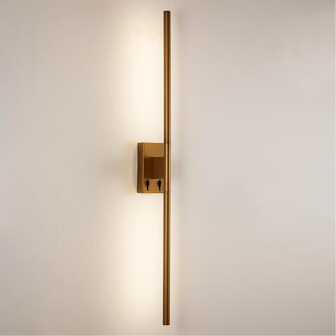 Настенный светодиодный светильник Arte Lamp LINES A2029AP-1GO