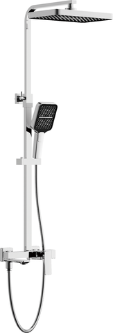 Душевая система тропический душ BELZ B24709 латунь, хром