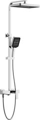 Душевая система тропический душ BELZ B24709 латунь, хром