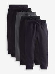 Джоггеры для мальчика Next U78-510, 5 шт., Черный, Серый, Темно-синий